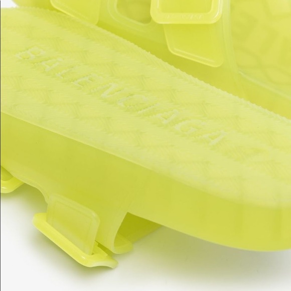 Balenciaga Women Mallorca Rubber Dual-Buckle Slide Sandals,size 8 - Picture 8 of 10